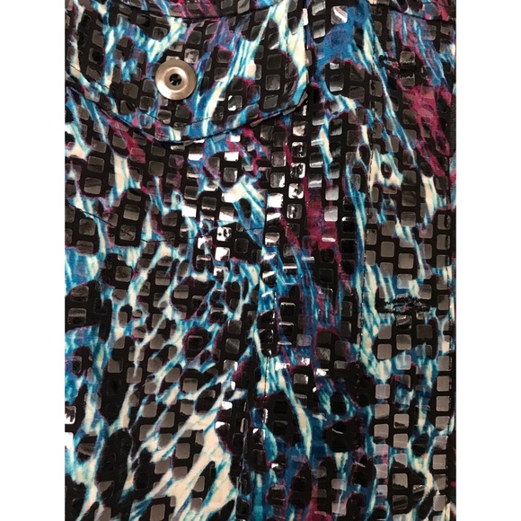 Elementz Tile Mosaic Print Jacket Sz. M - Picture 3 of 6